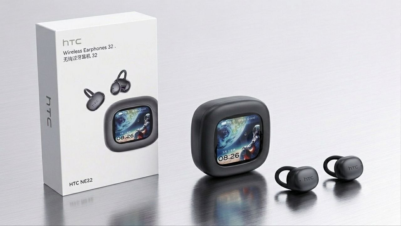 HTC NE32 Wireless Headphones with Interactive Case