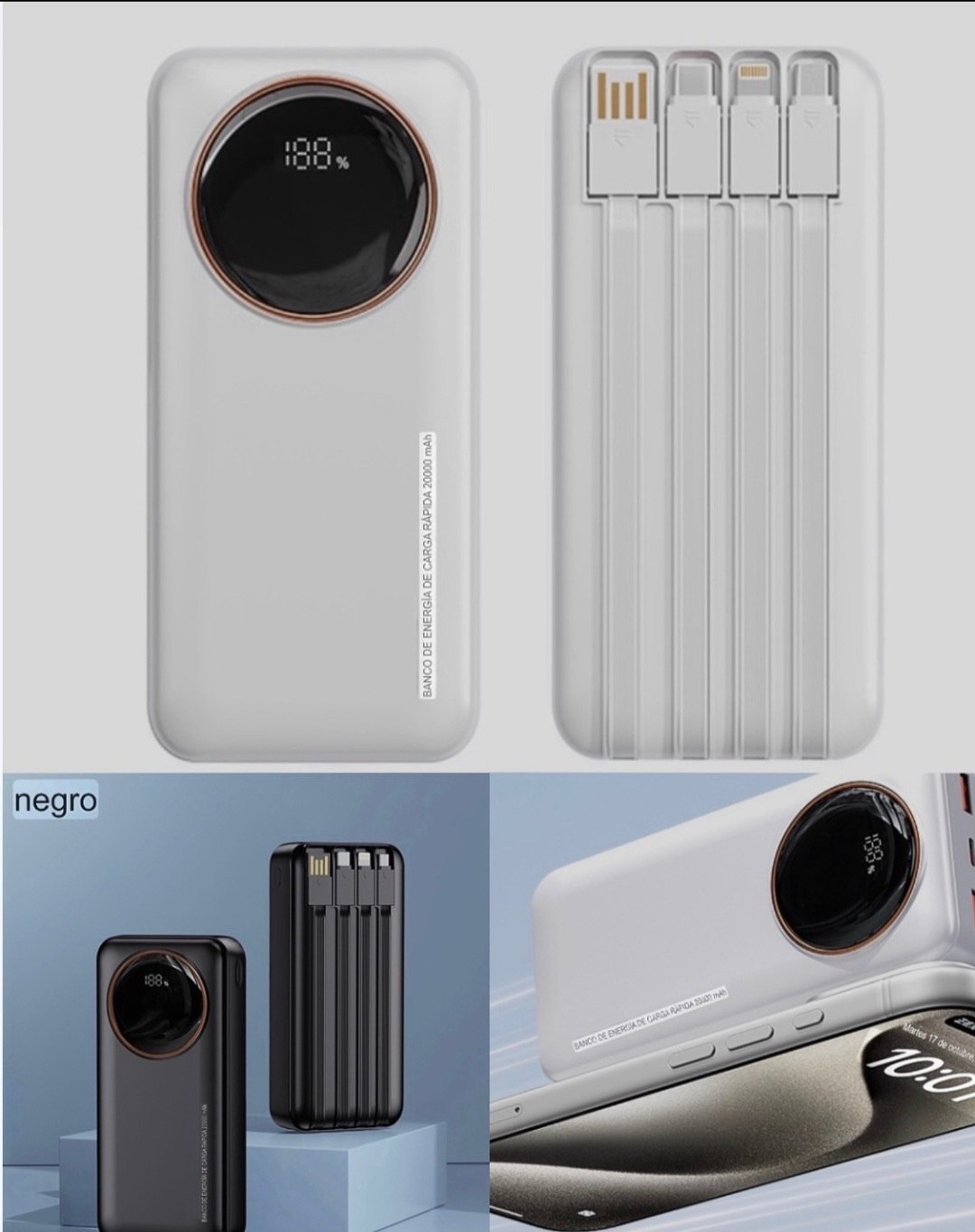 Compact R52 Power Bank (20,000 mAh) — Fast Charging & Convenience