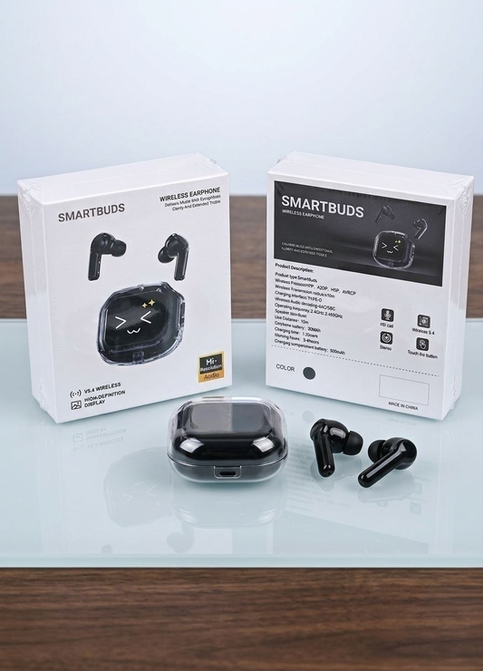 Smartbuds: Intelligent TWS Earphones with HD Touchscreen Case